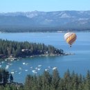 Balloon over Lake Tahoe